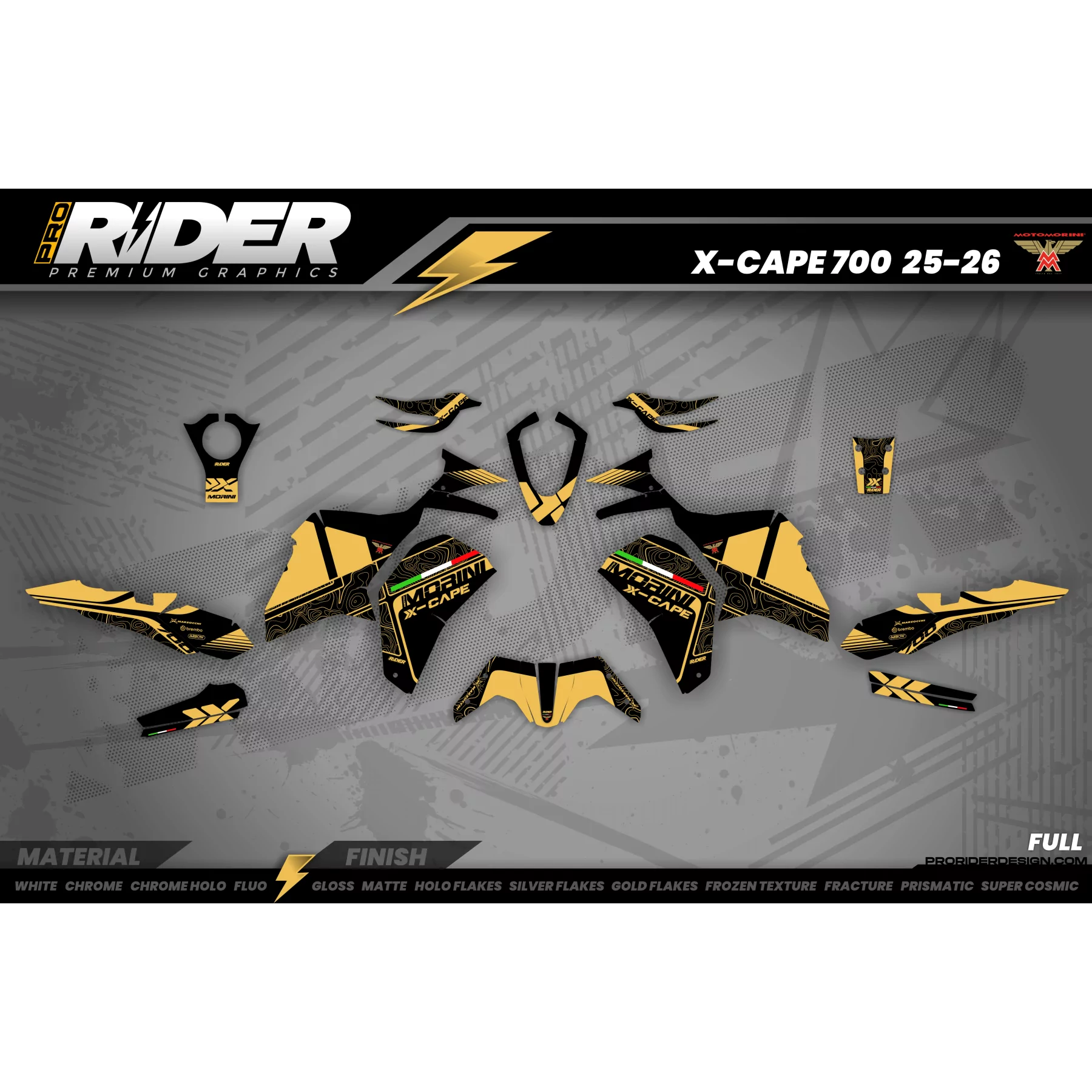 Kit grafiche MOTO MORINI X-CAPE 650/700 | Foresta