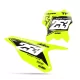 TRIUMPH NUMBER PLATE BACKGROUND GRAPHICS Vantax Black Yellow
