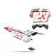 KIT DECO FONDS DE PLAQUES TRIUMPH Maxan Red White