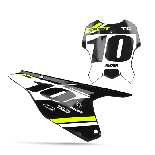 KIT ADESIVOS PARA FUNDOS DE PLACAS TRIUMPH Varx Branco Preto