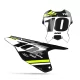 TRIUMPH NUMBER PLATE BACKGROUND GRAPHICS Varx Black White