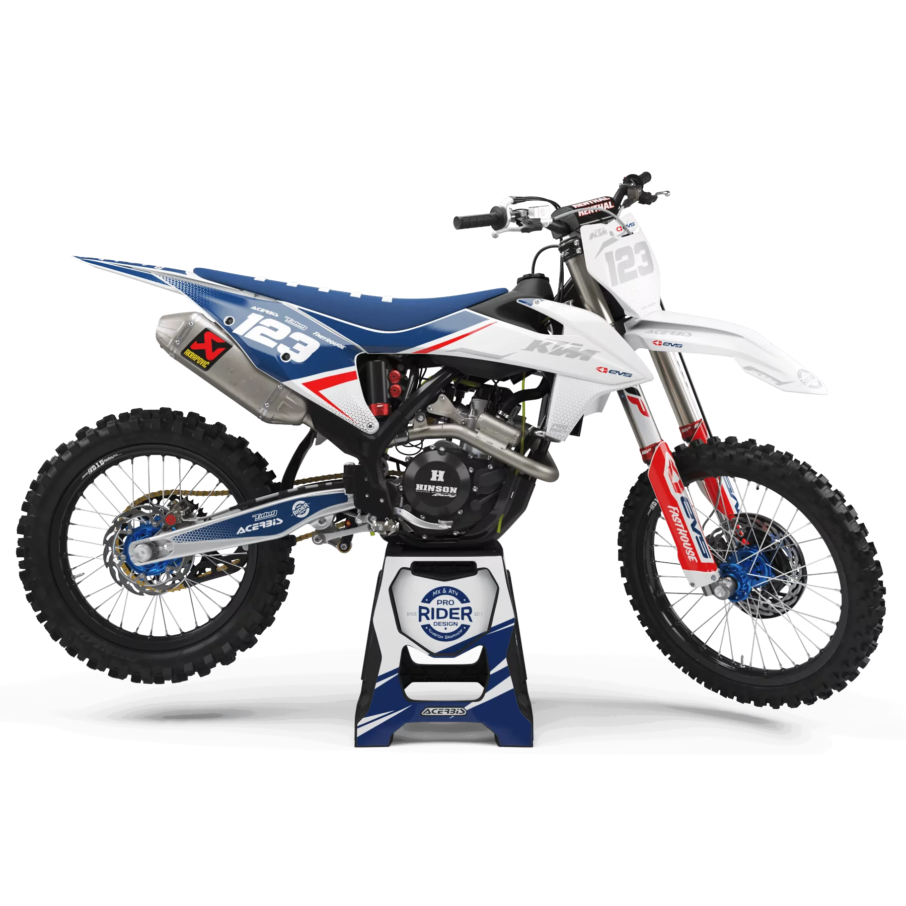 STICKERSET moto Stickerset Motocross PERSO KTM EVS PATRIOT