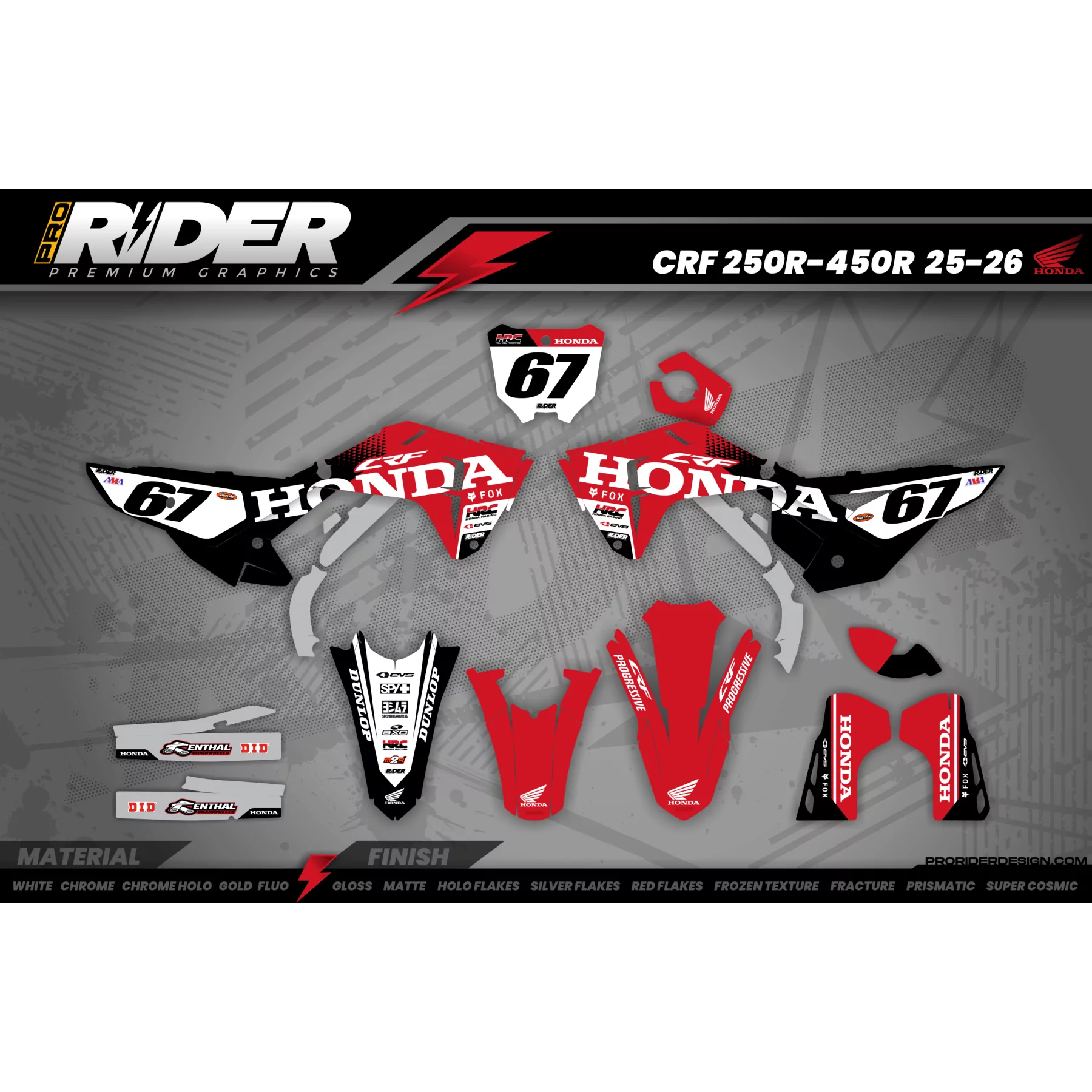 KIT DÉCO MOTOCROSS HONDA | Semarang