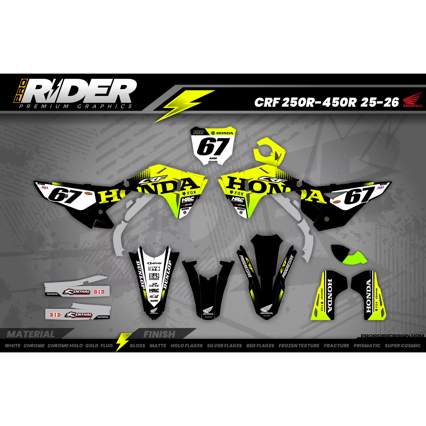KIT ADESIVOS MOTOCROSS HONDA | Neuquen