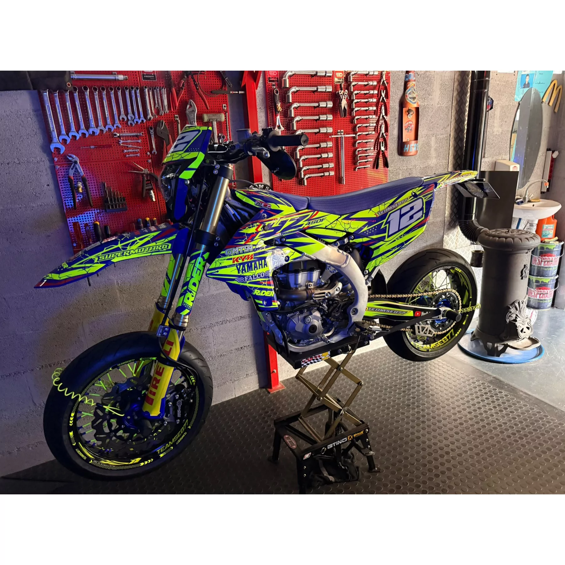 KIT DECO 100 % PERSO MOTOCROSS : Personnaliser Votre Machine À Prix...