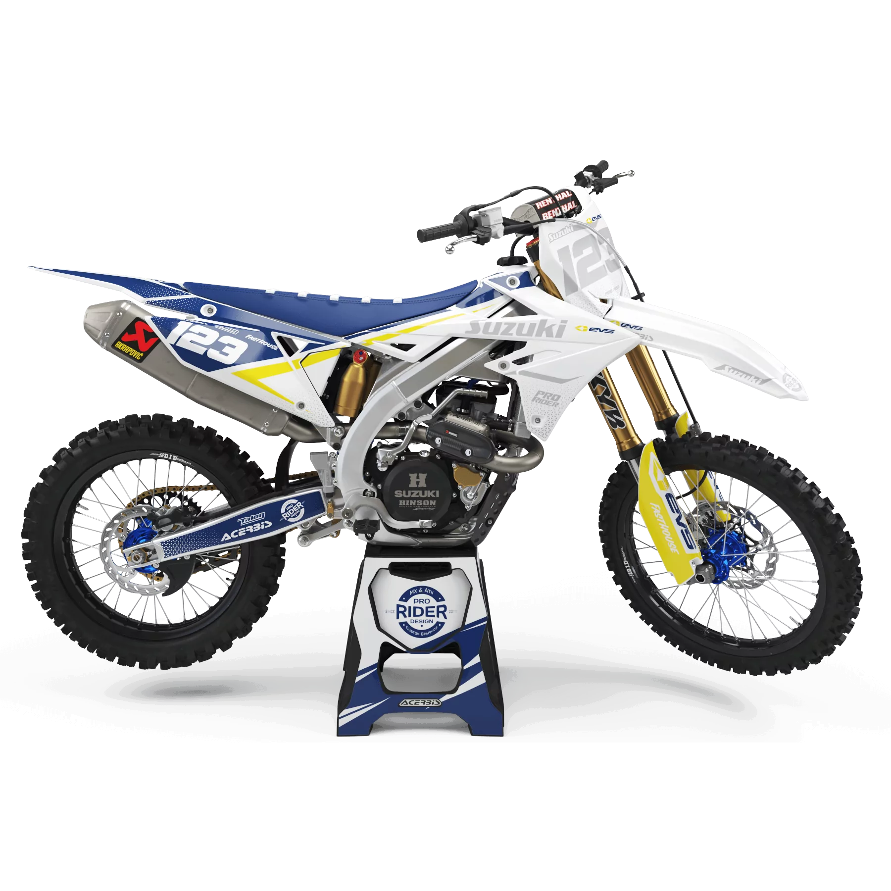 GRAPHICS moto Graphics Motocross PERSO SUZUKI EVS PATRIOT