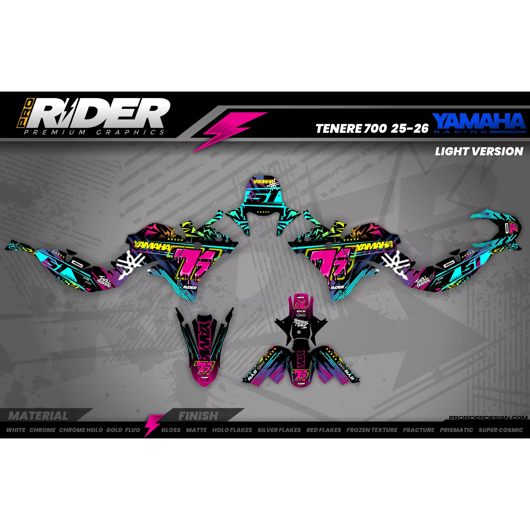 Kit déco 700 ténéré Thrill Seekers