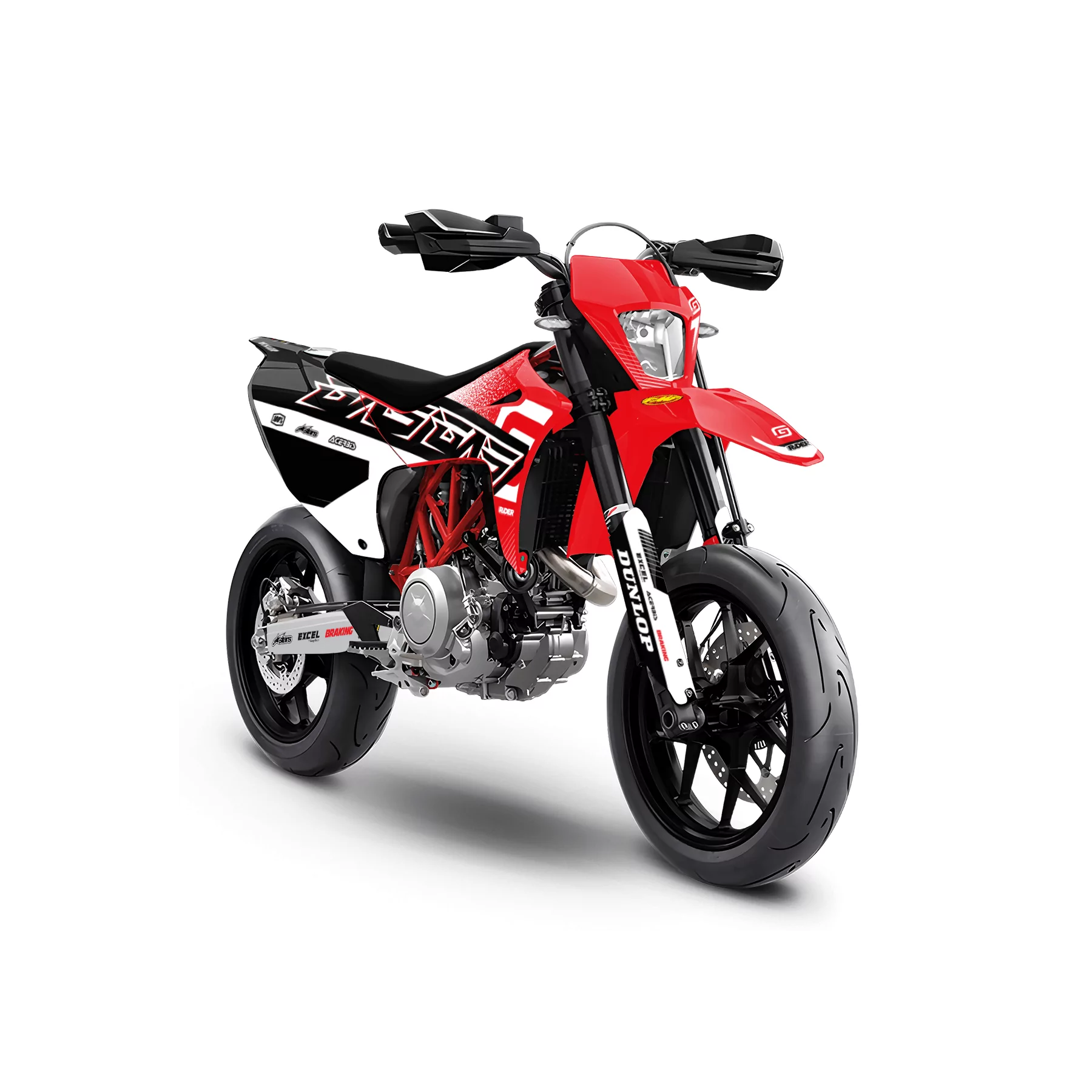 Stickerset 700 GasGas | Phantom rood wit