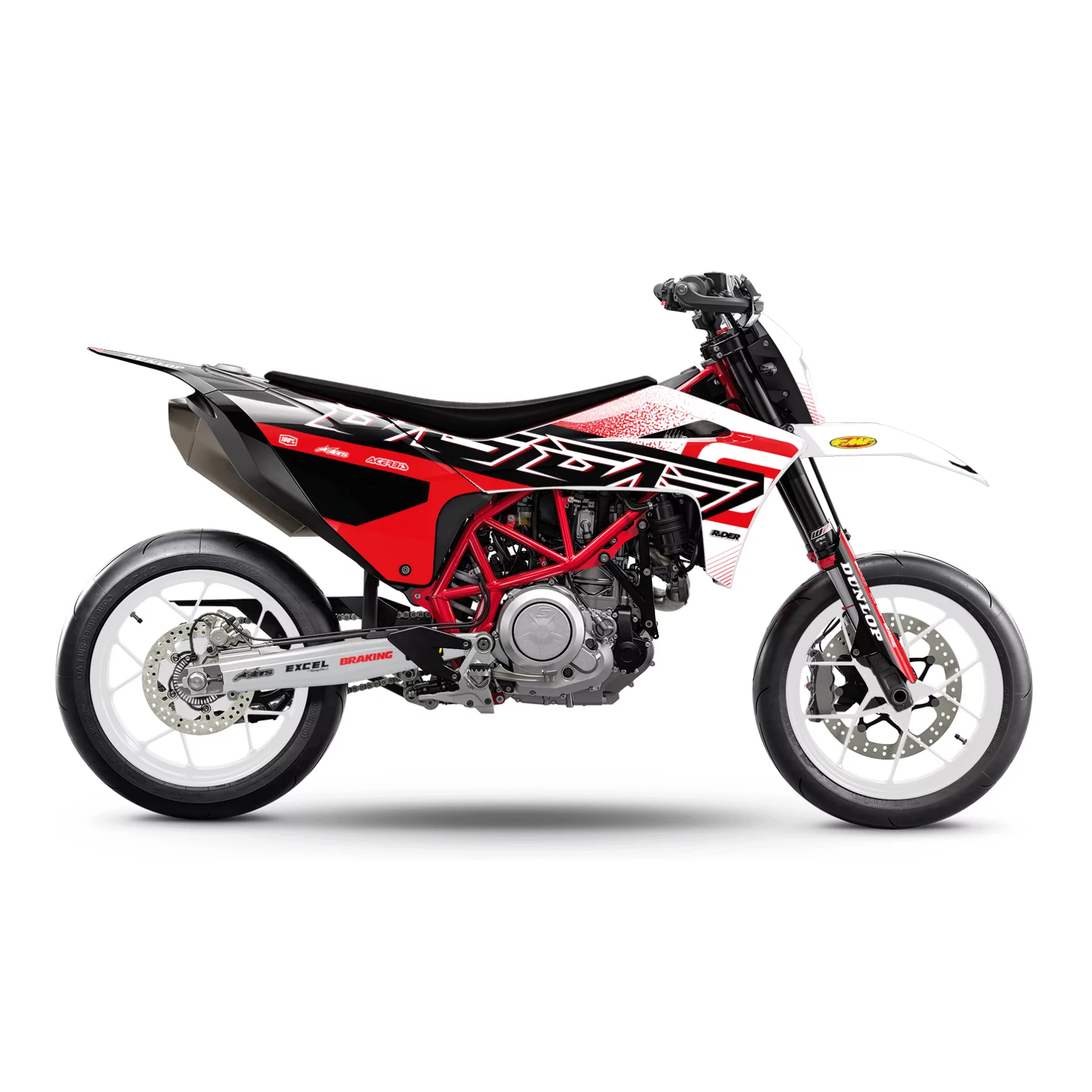 Kit déco 700 GasGas | Phantom White Red