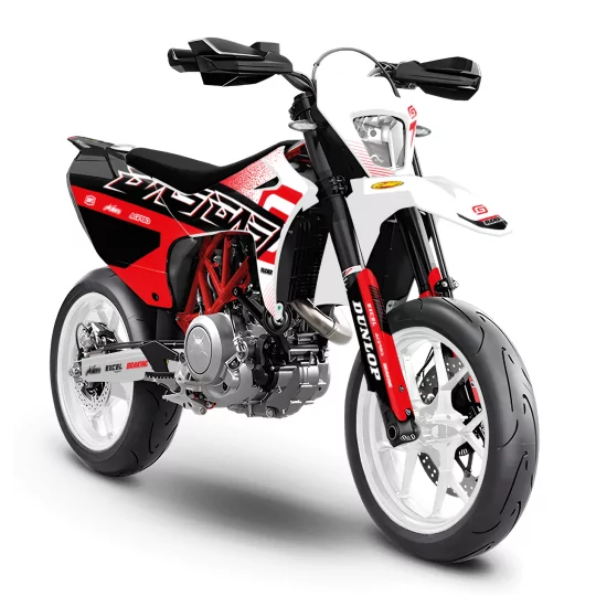 Kit déco 700 GasGas | Phantom White Red
