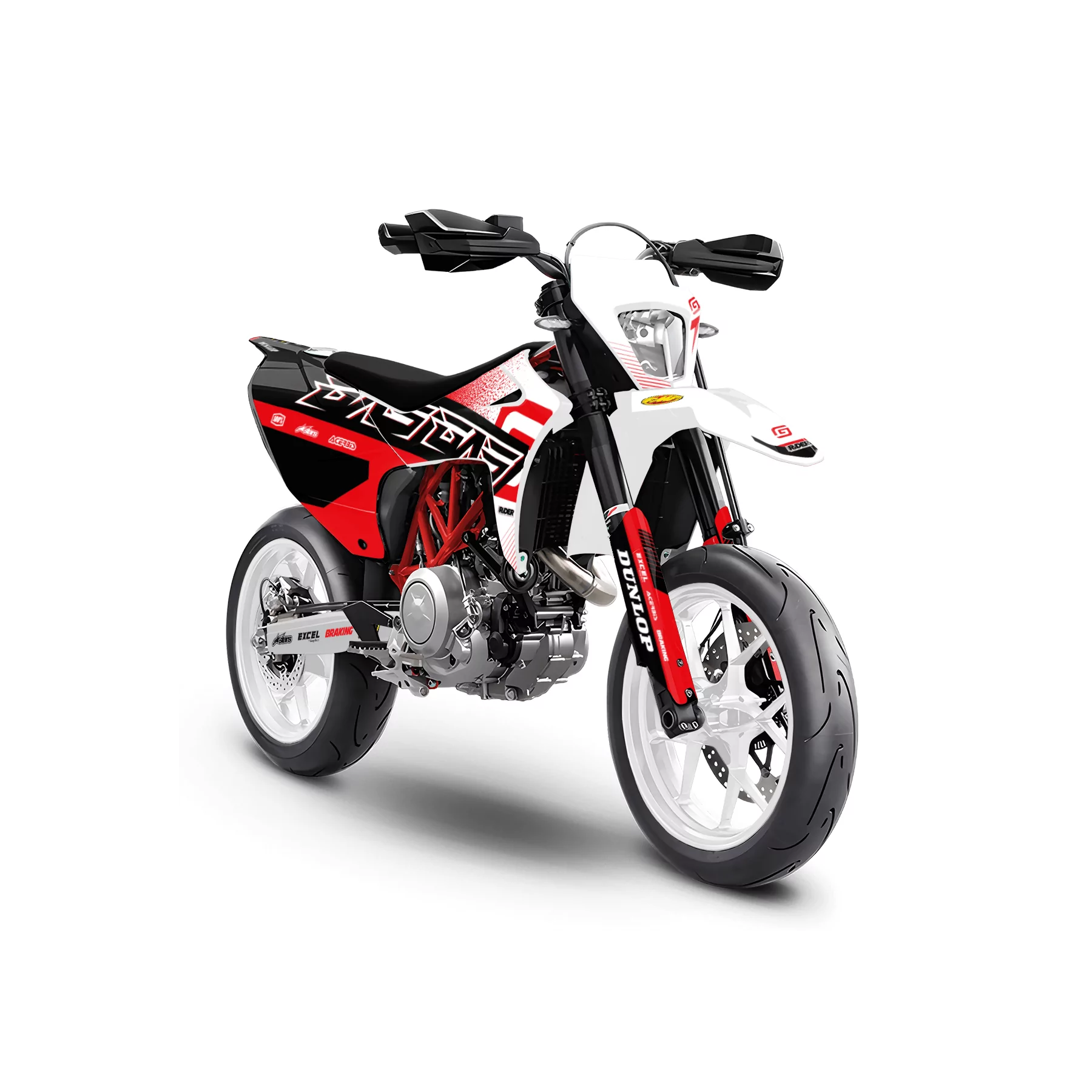 Stickerset 700 GasGas | Phantom wit rood