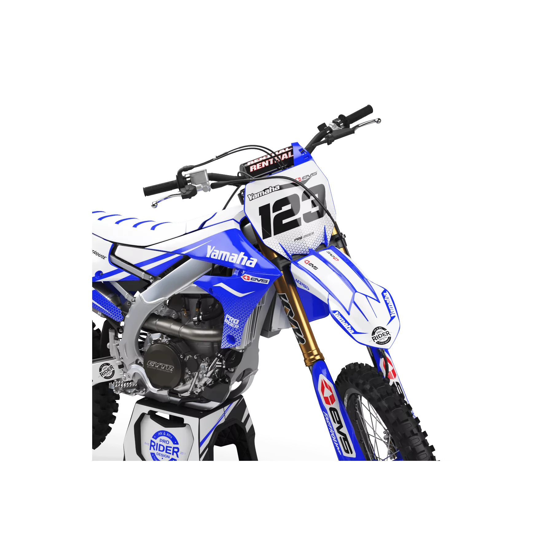 STICKERSET motor Stickerset YAMAHA YZ YZF... EVS ORIGINE