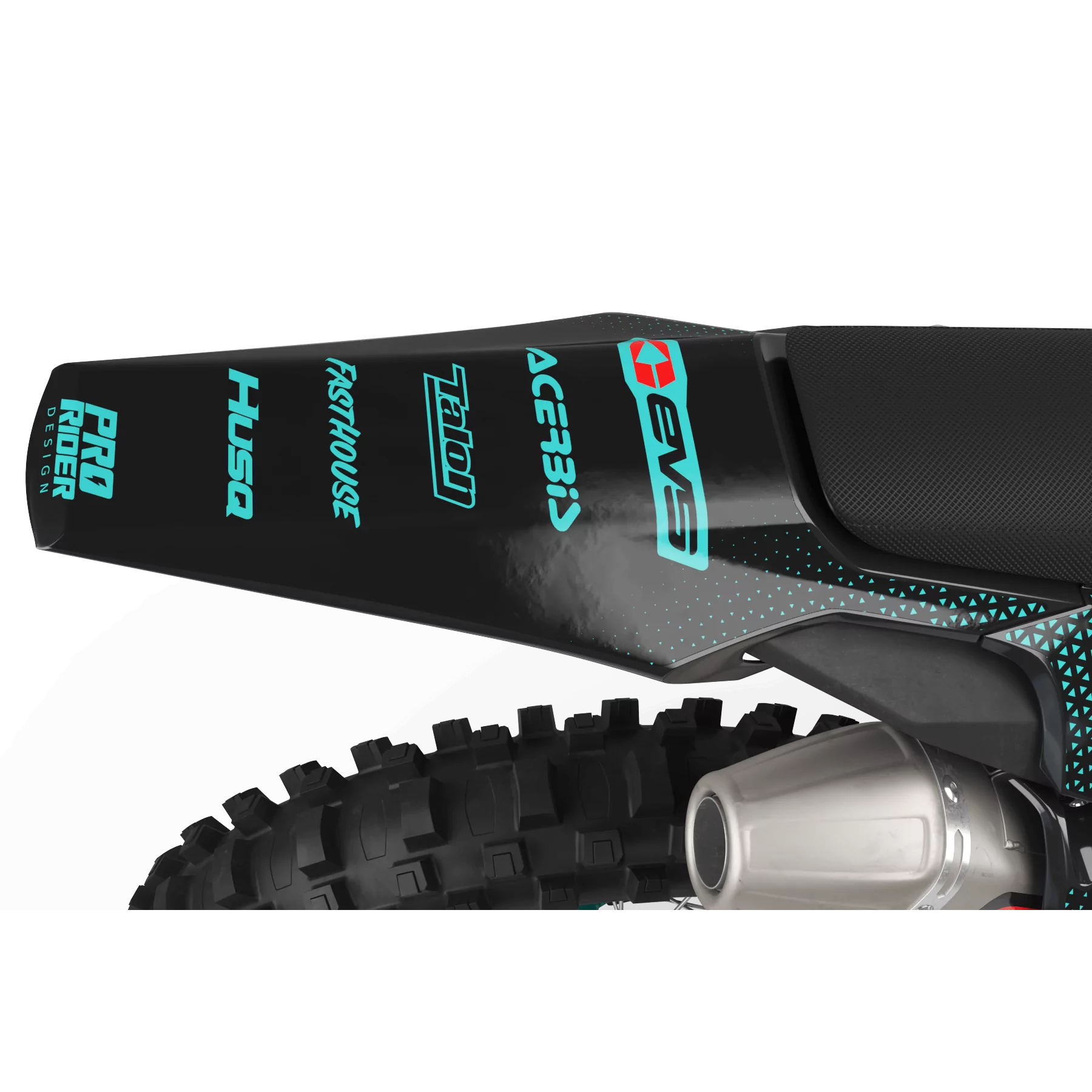 GRAFICHE moto Grafiche Motocross HUSQVARNA EVS TEAL