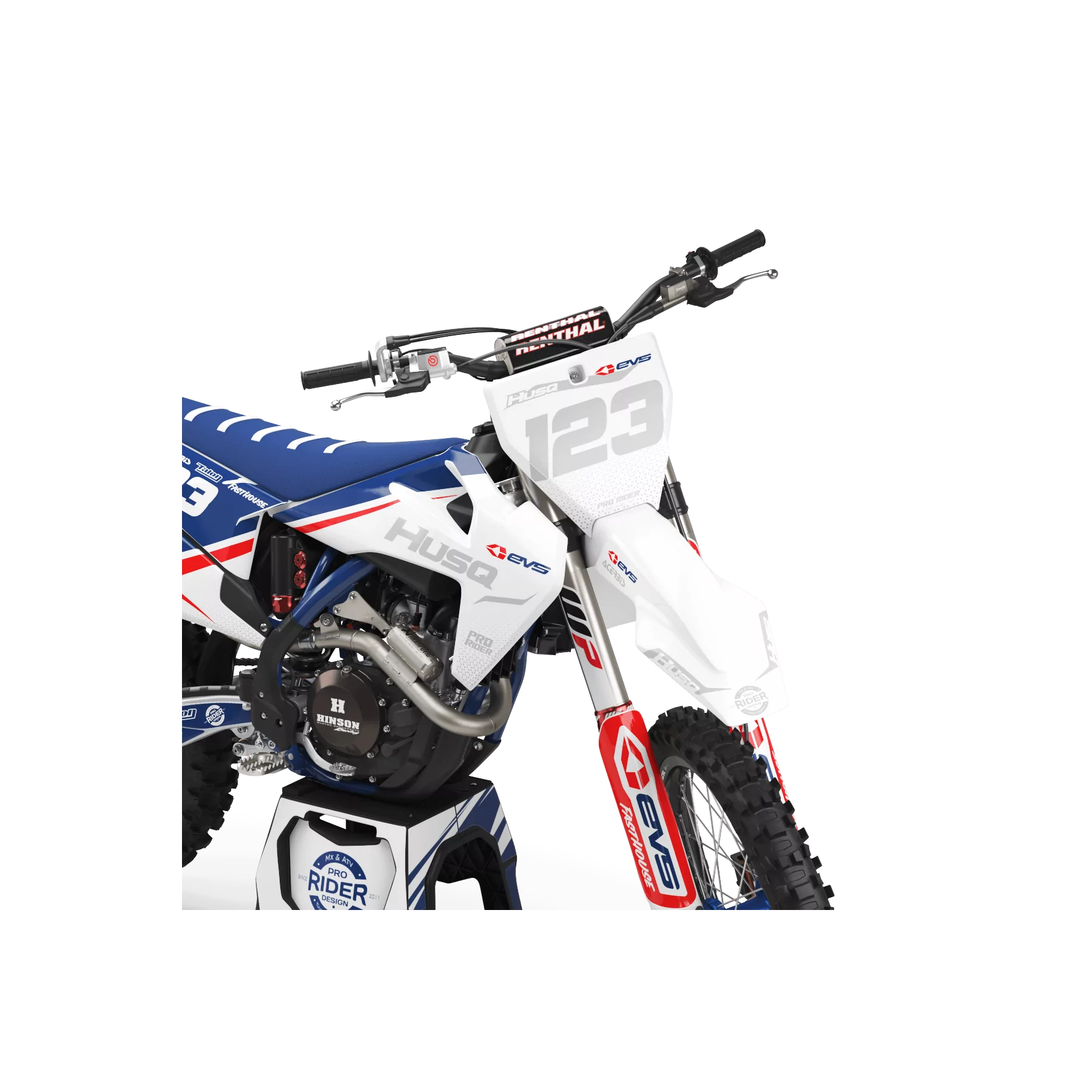 STICKERSET motor Stickerset Motocross HUSQVARNA EVS PATRIOT