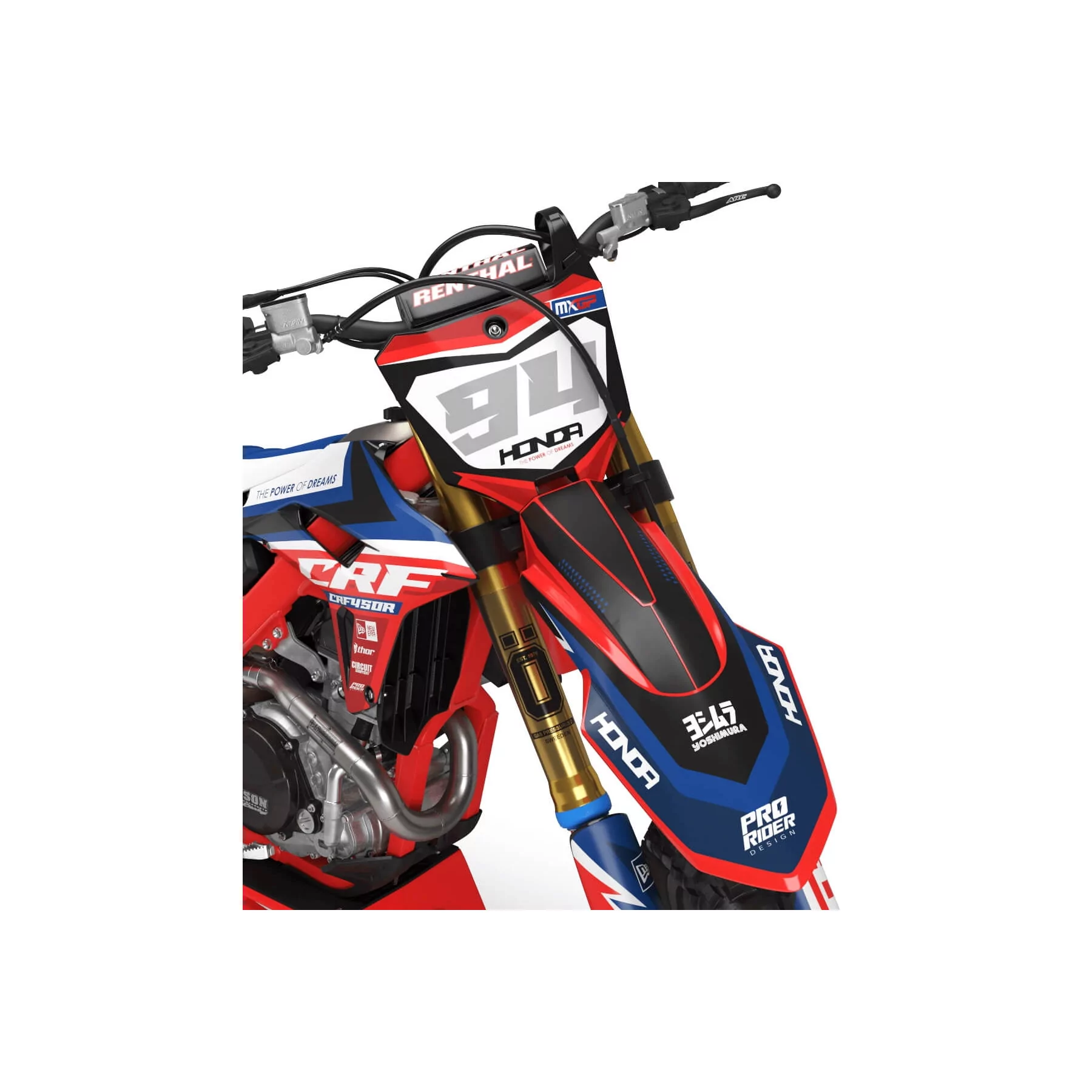 KIT ADESIVOS moto Kit adesivos Motocross  HONDA MXGP
