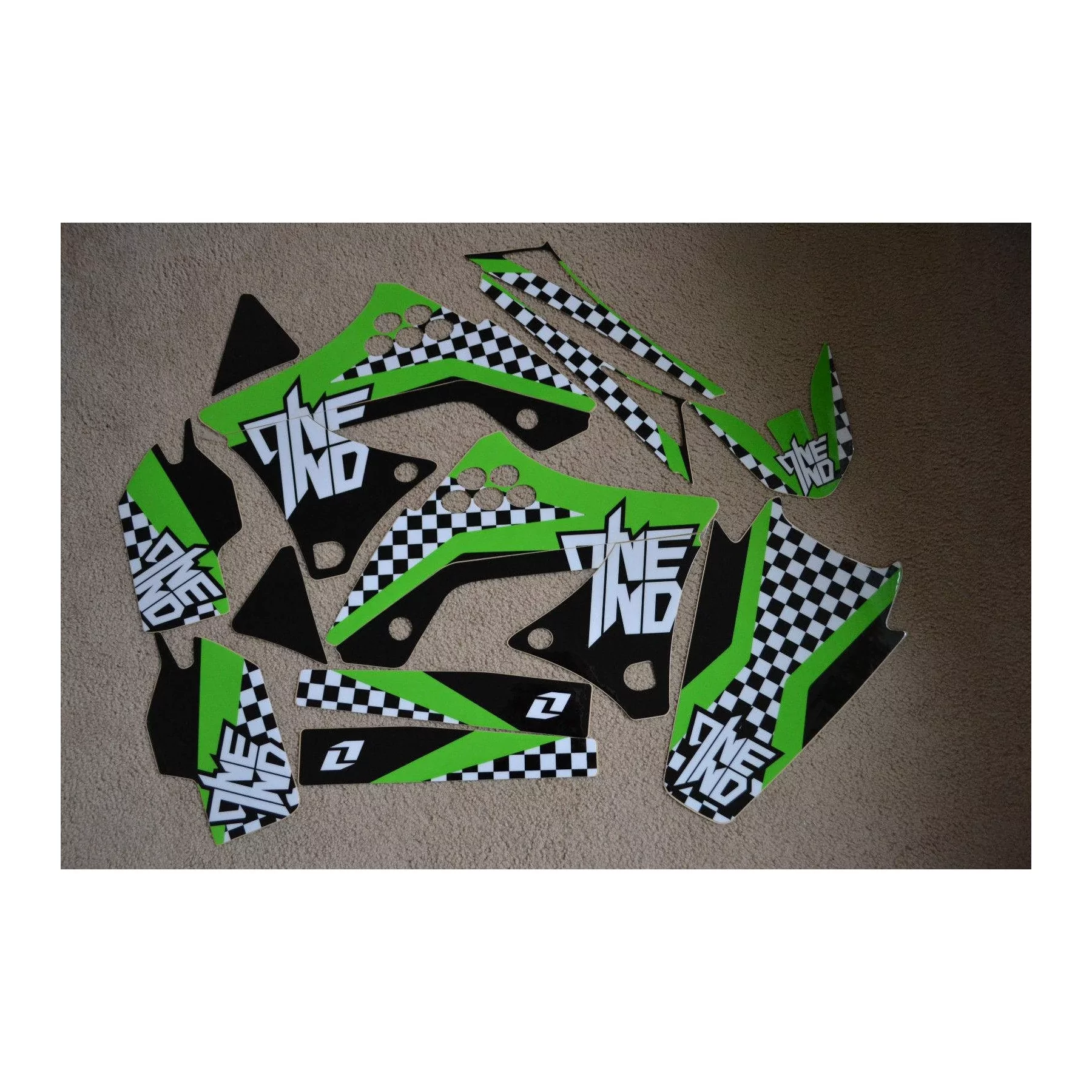 Motocross graphics kit Graphics 250 KXF 2009 to 2012 ONE IND. (PRDKW6829)
