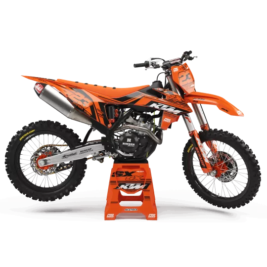 Stickerset moto STICKERSET Motorcross PERSO KTM PRO CIRCUIT O/B