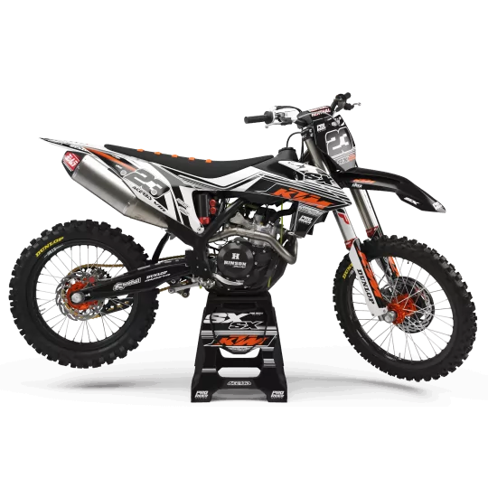 Kit adesivos moto KIT ADESIVOS Motocross PERSO KTM PRO CIRCUIT B/W
