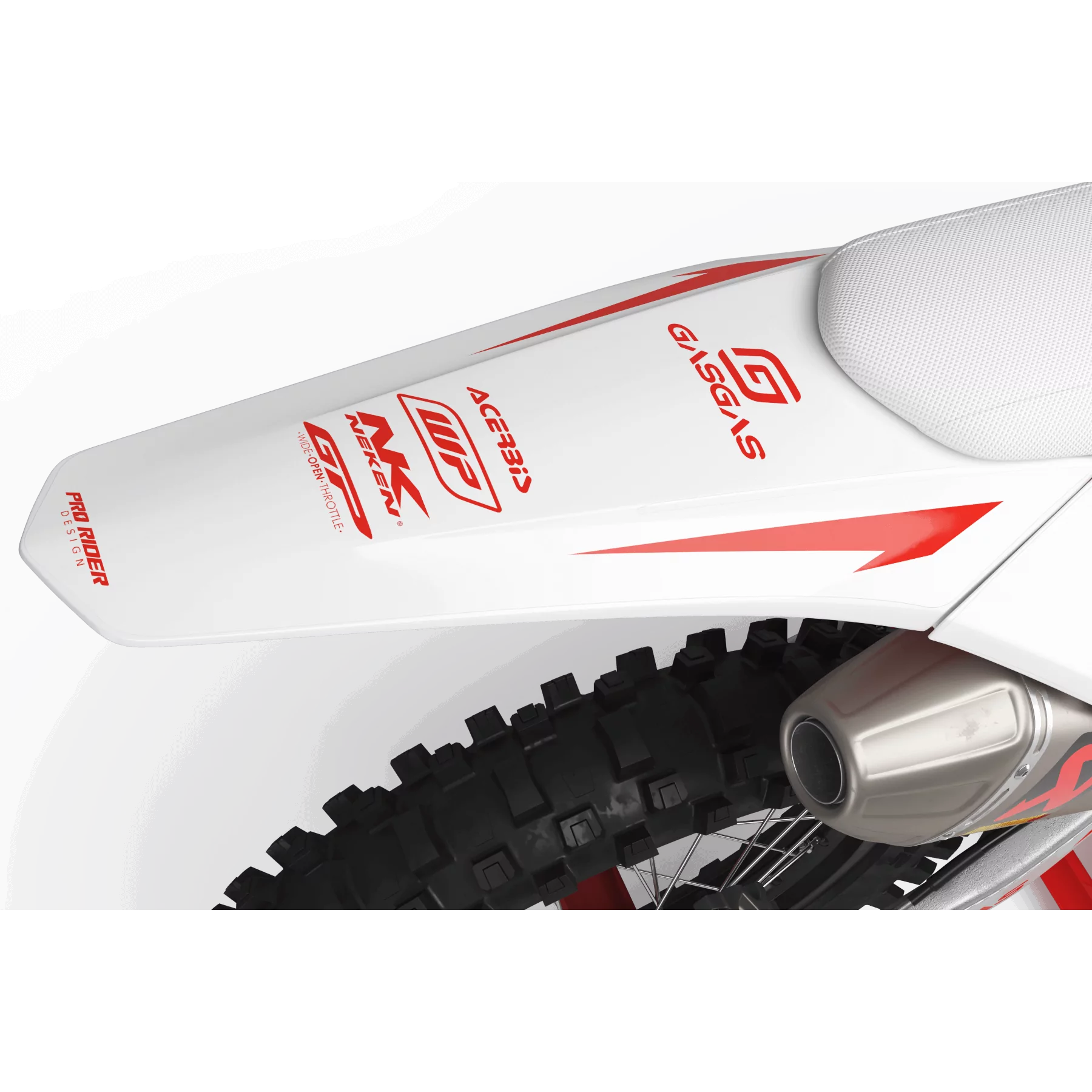 Kit déco moto Kit déco GASGAS GP WHITE