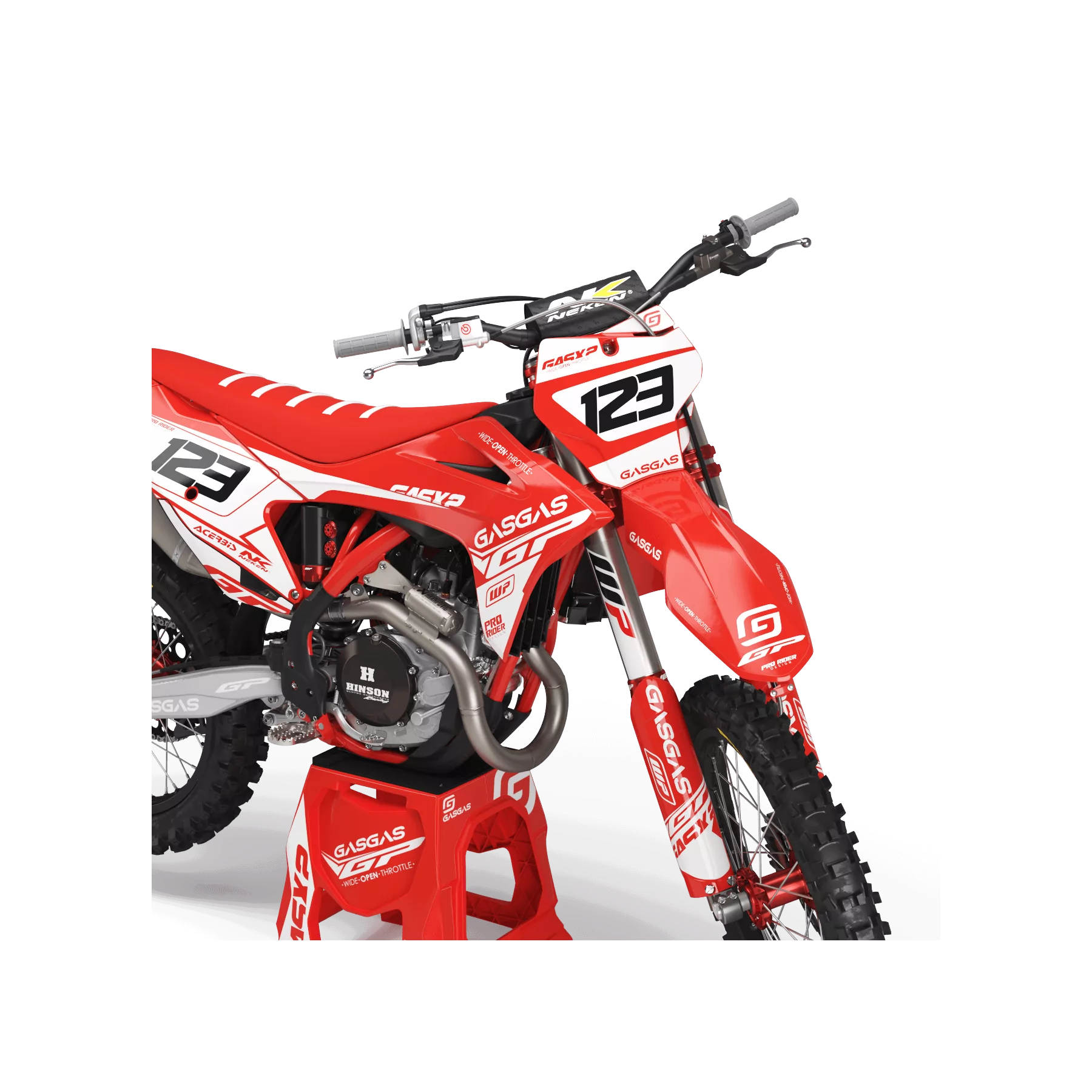 Motorstickerset Stickerset PERSO GASGAS GP RED