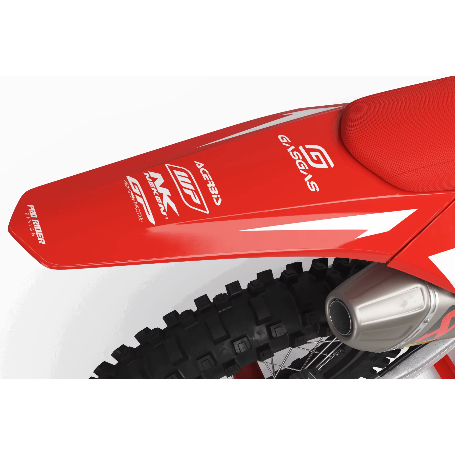 Motorstickerset Stickerset PERSO GASGAS GP RED