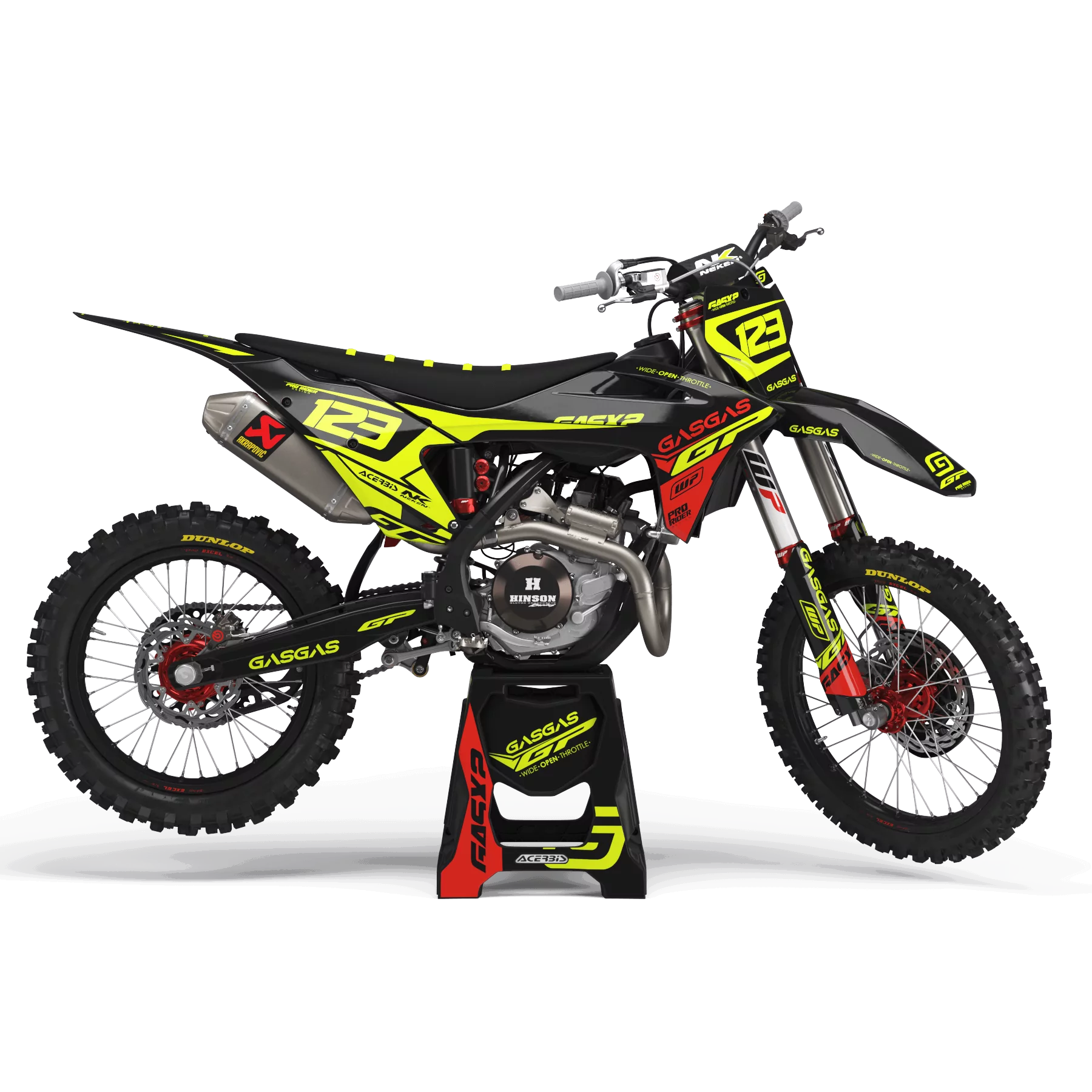 Motorrad Dekor Dekor FLUO GASGAS GP