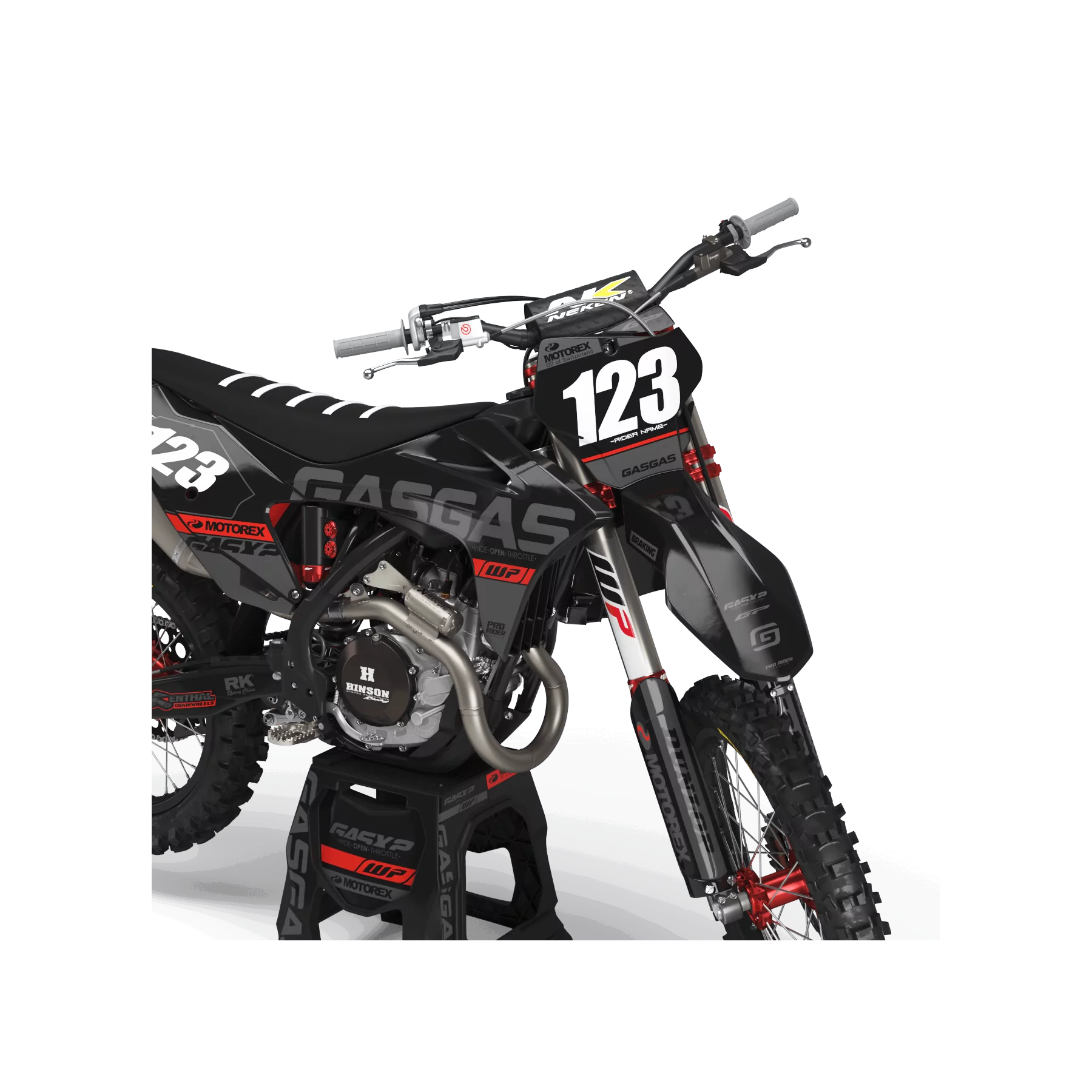 Grafiche moto grafiche motocross GASGAS MOTOREX GRAY