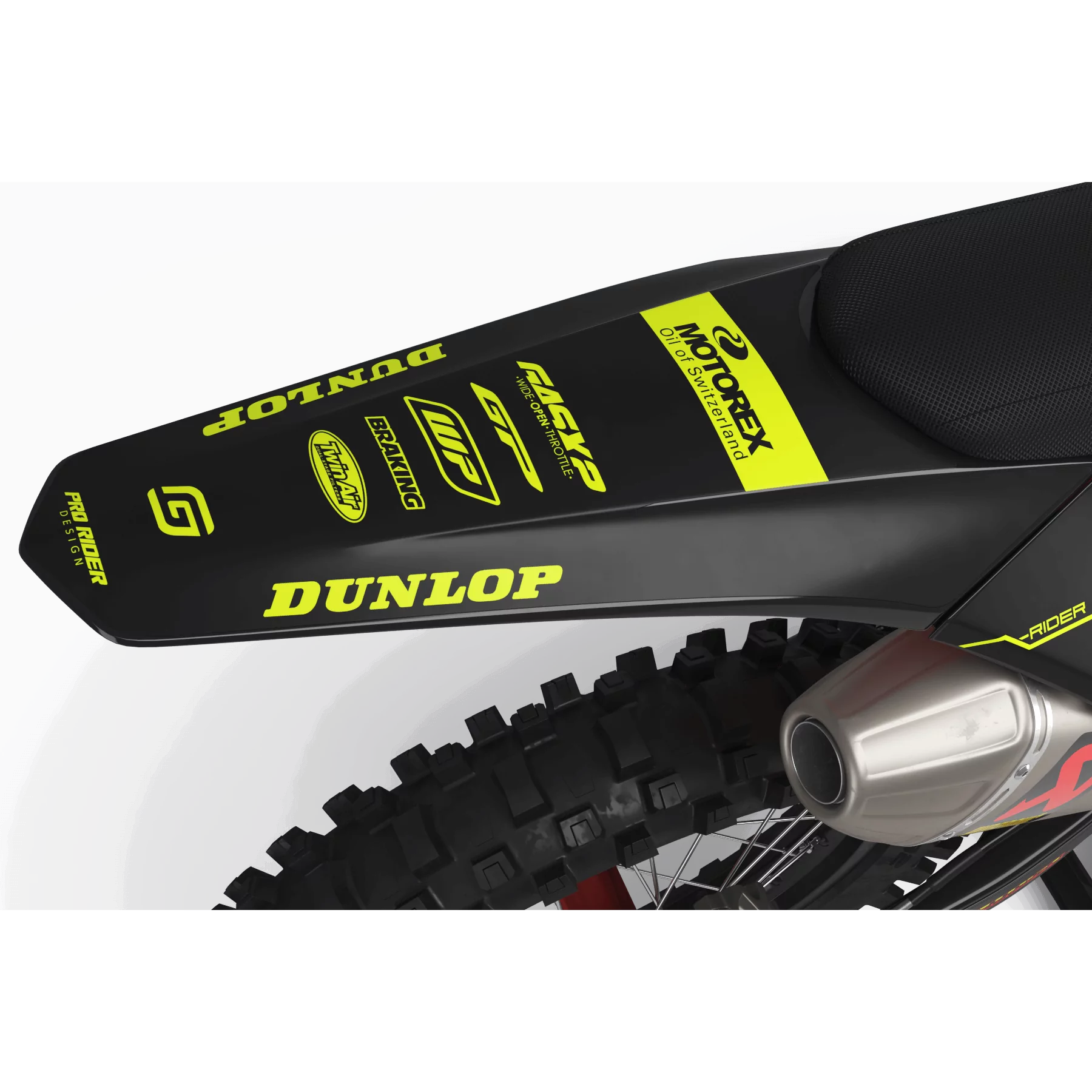 Kit adhesivos moto Kit adhesivos FLUO GASGAS MOTOREX MATTE