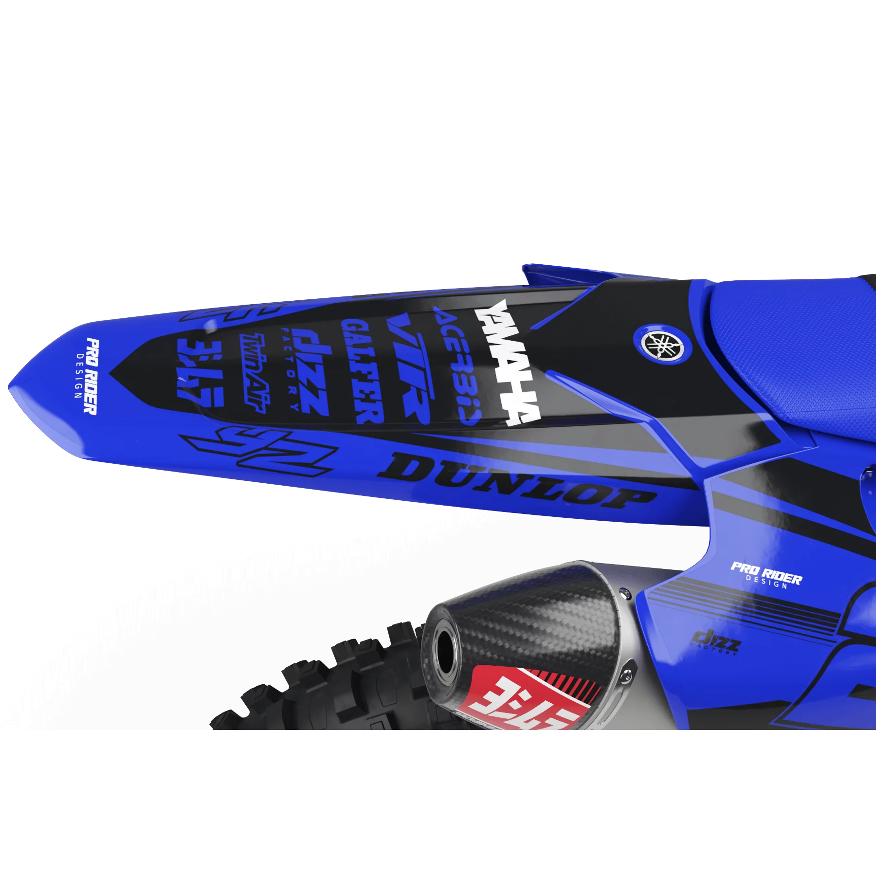 Motorrad-Dekor DEKOR Motocross PERSO YAMAHA PRO CIRCUIT BKB
