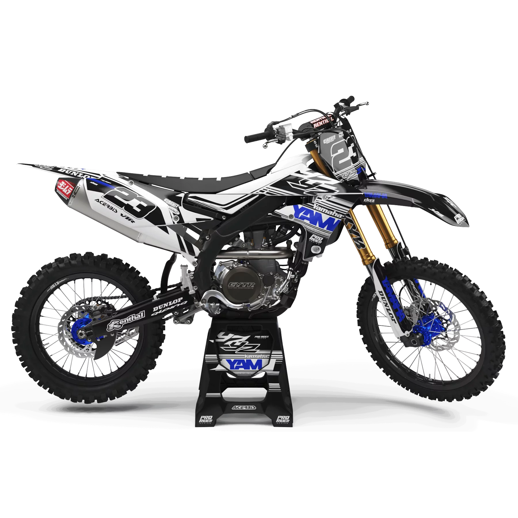 Graphics moto graphics PERSO YAMAHA PRO CIRCUIT BKW