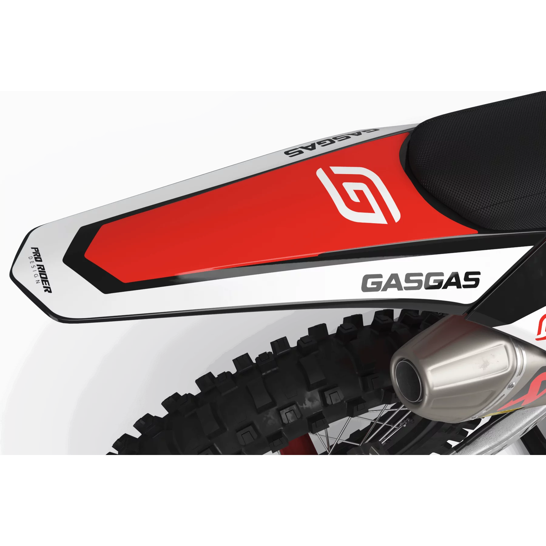 Stickerset moto Stickerset PERSO GASGAS Factory BK/WT
