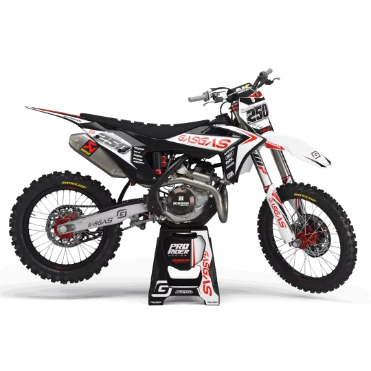 Stickerset moto Stickerset PERSO GASGAS Factory BK/WT