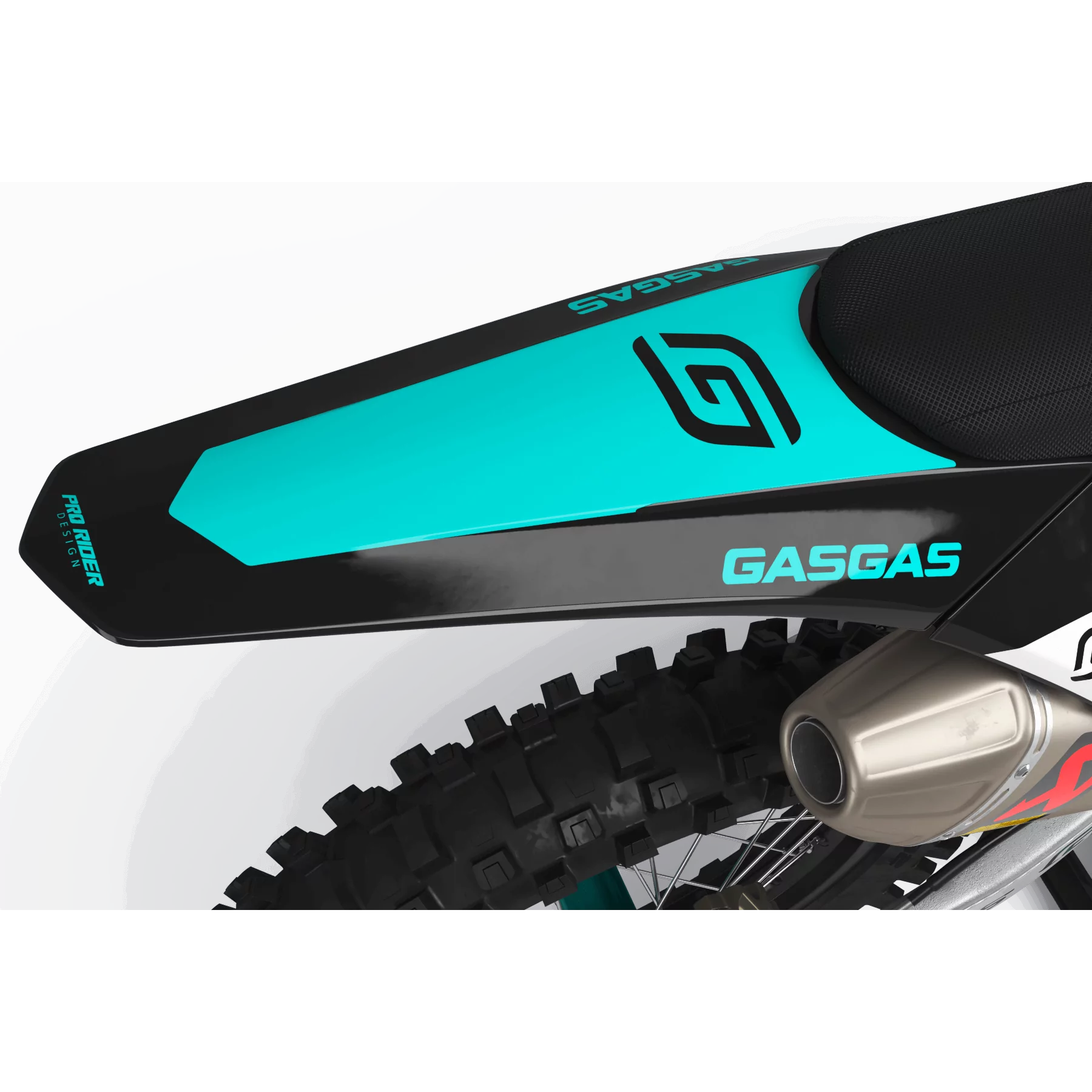 Stickerset moto Stickerset PERSO GASGAS Factory TEAL