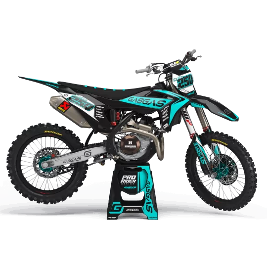 STICKERSET motor Stickerset PERSO GASGAS Factory TEAL