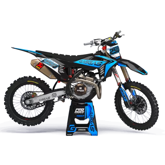 Kit adesivos moto Kit adesivos GASGAS Factory Cyan
