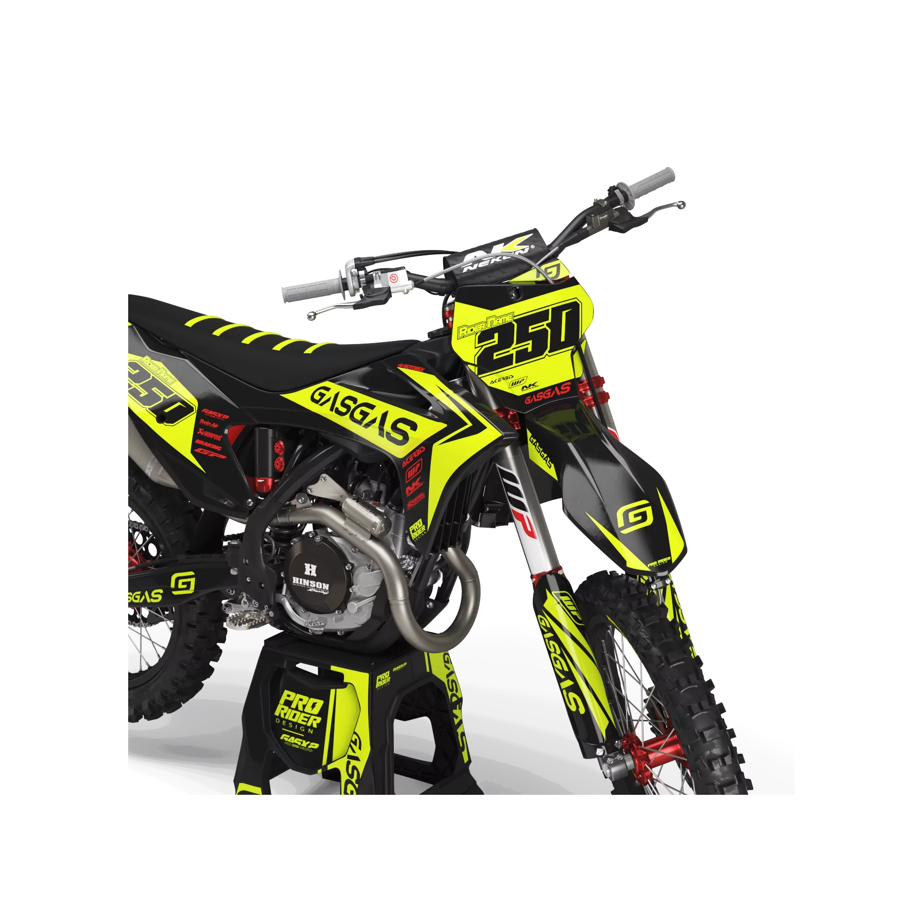 Stickerset moto Stickerset FLUO GASGAS Factory