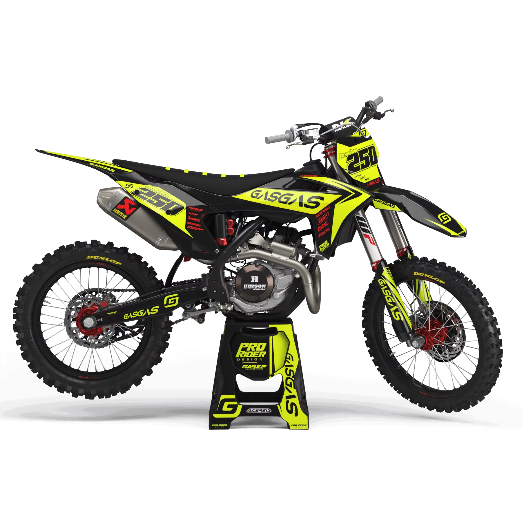 Stickerset moto Stickerset FLUO GASGAS Factory