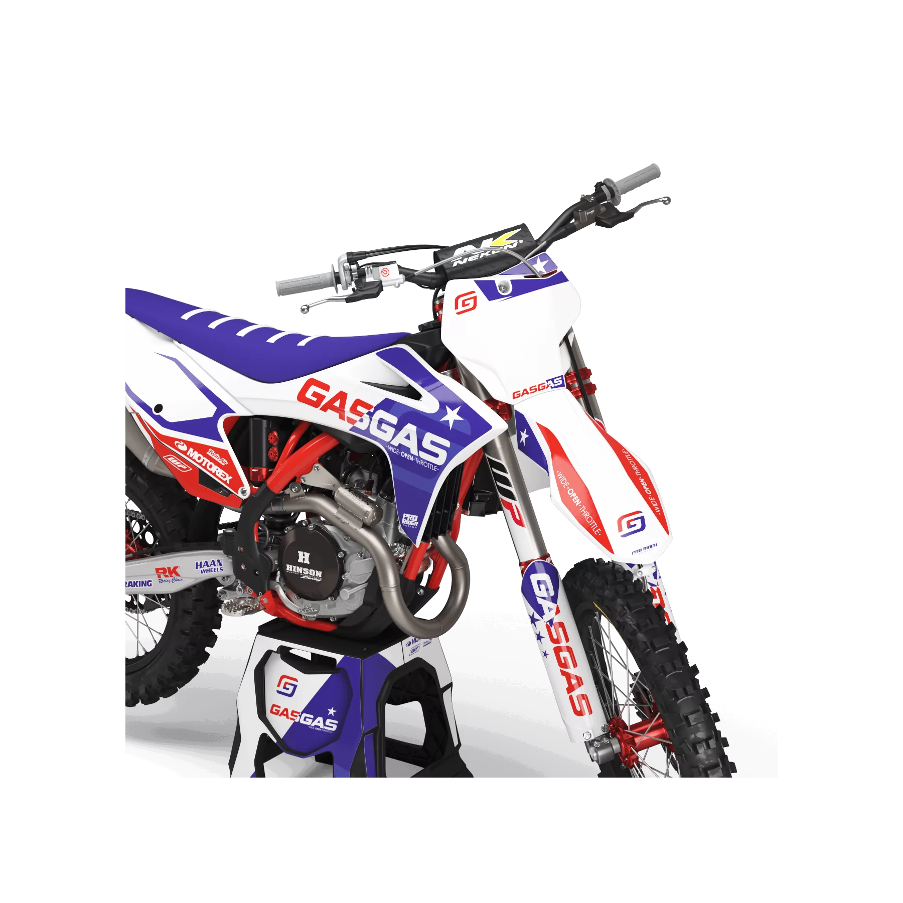 grafiche moto grafiche PERSO GASGAS STAR BLUE