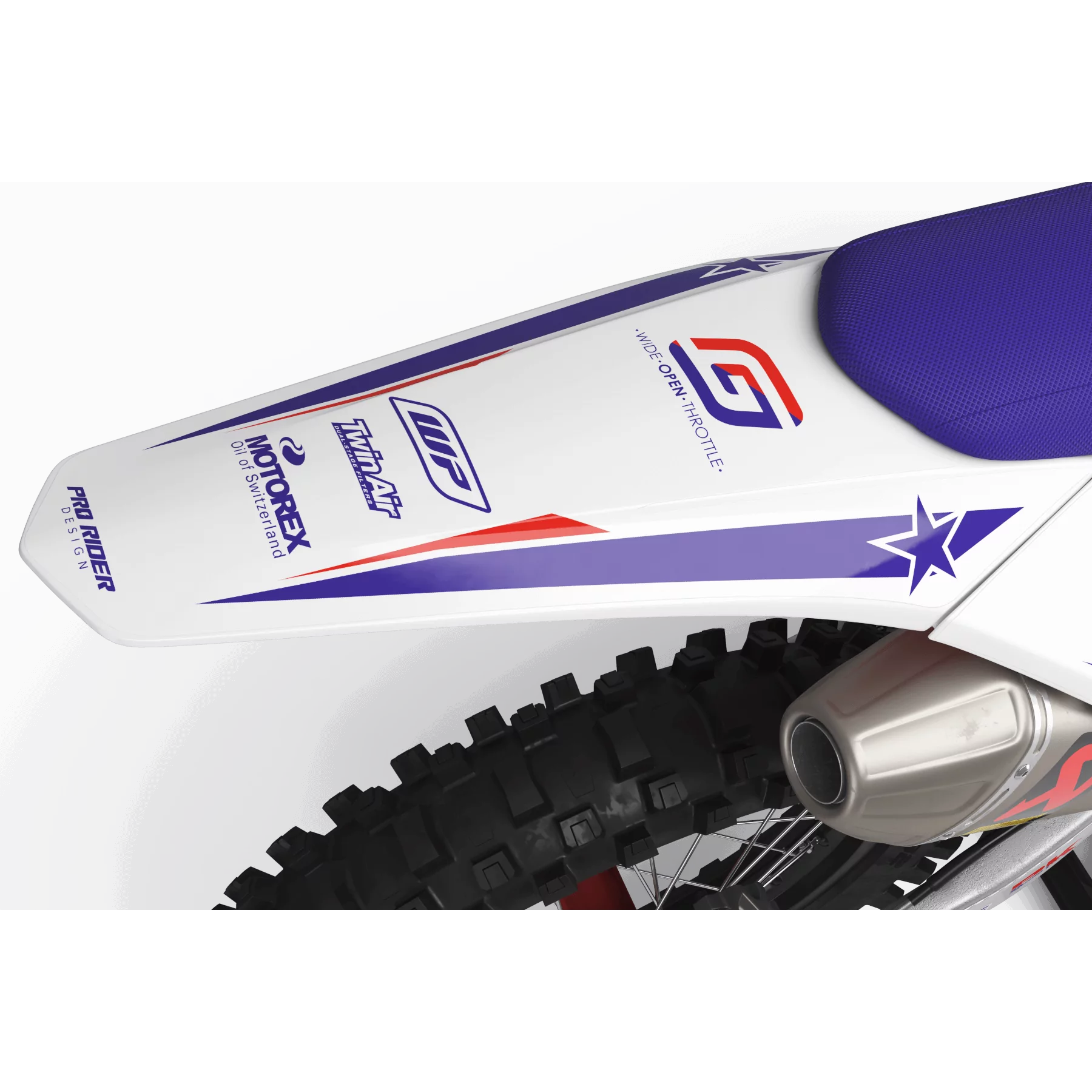 grafiche moto grafiche PERSO GASGAS STAR BLUE