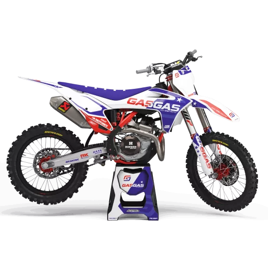 Stickerset moto Stickerset PERSO GASGAS STAR BLUE