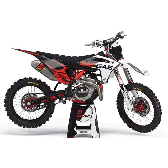 Stickerset moto Stickerset PERSO GASGAS STAR RED