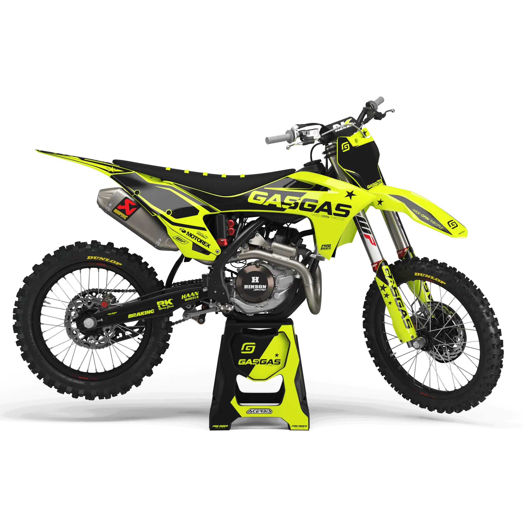 Kit adhesivos moto Kit adhesivos FLUO PERSO GASGAS STAR