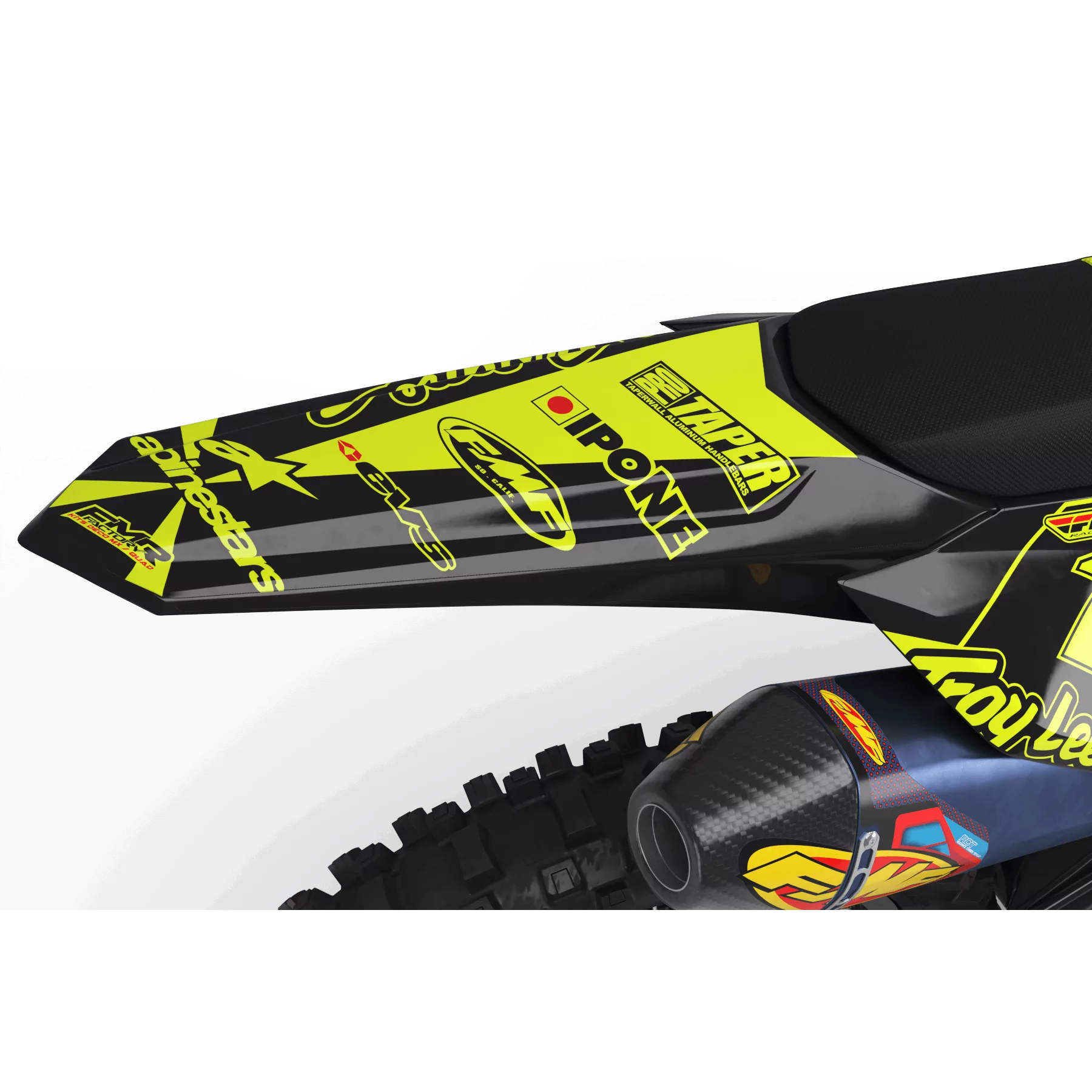 Moto graphics graphics Motocross FLUO PERSO ALPINESTARS