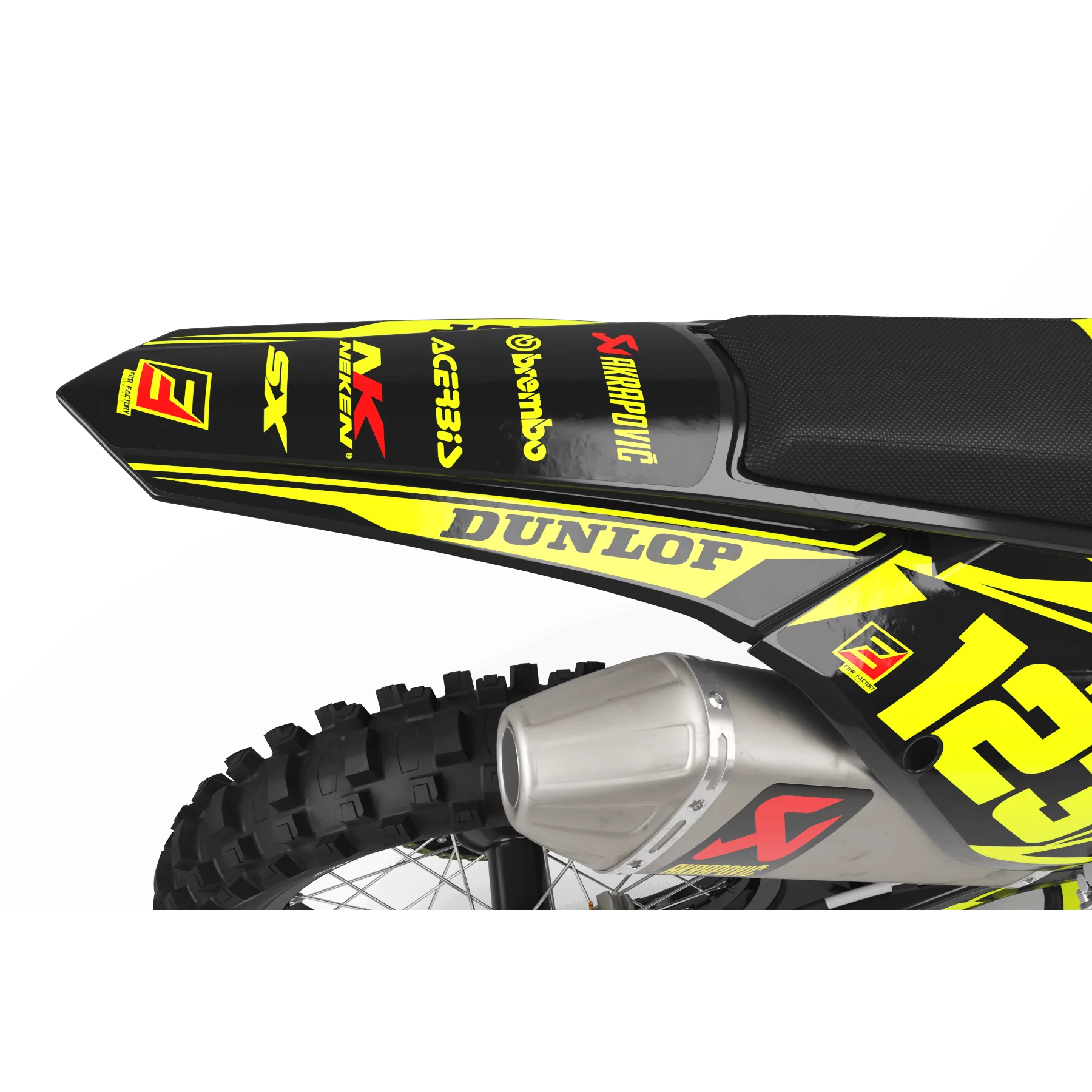 Kit adesivos moto Kit adesivos MOTOCROSS FLUO PERSO KTM NK FMR