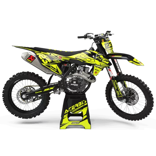 Moto stickerset Stickerset MOTOCROSS FLUO PERSO KTM NK FMR
