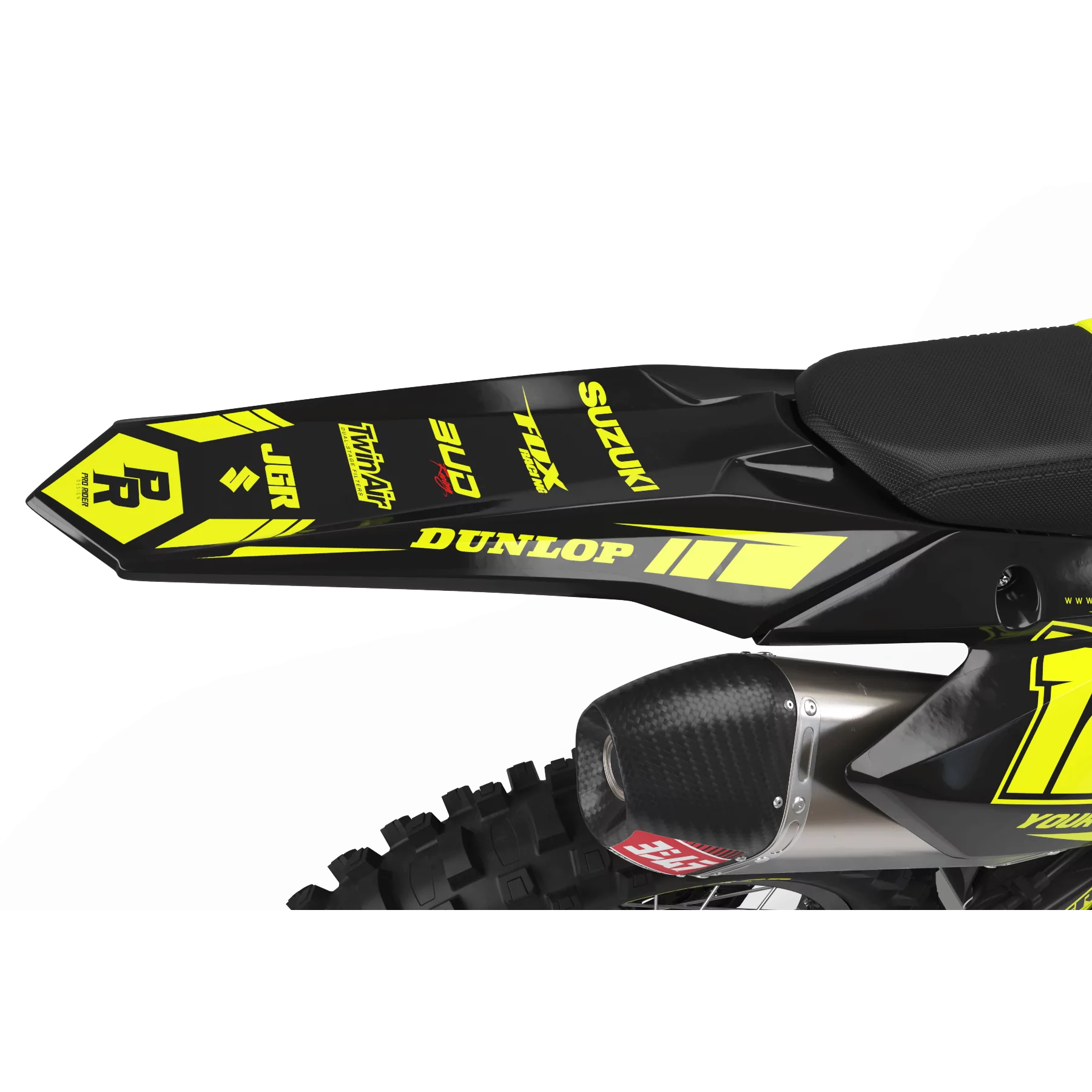 Motorrad Dekor Motocross Dekor FLUO PERSO SUZUKI JGR