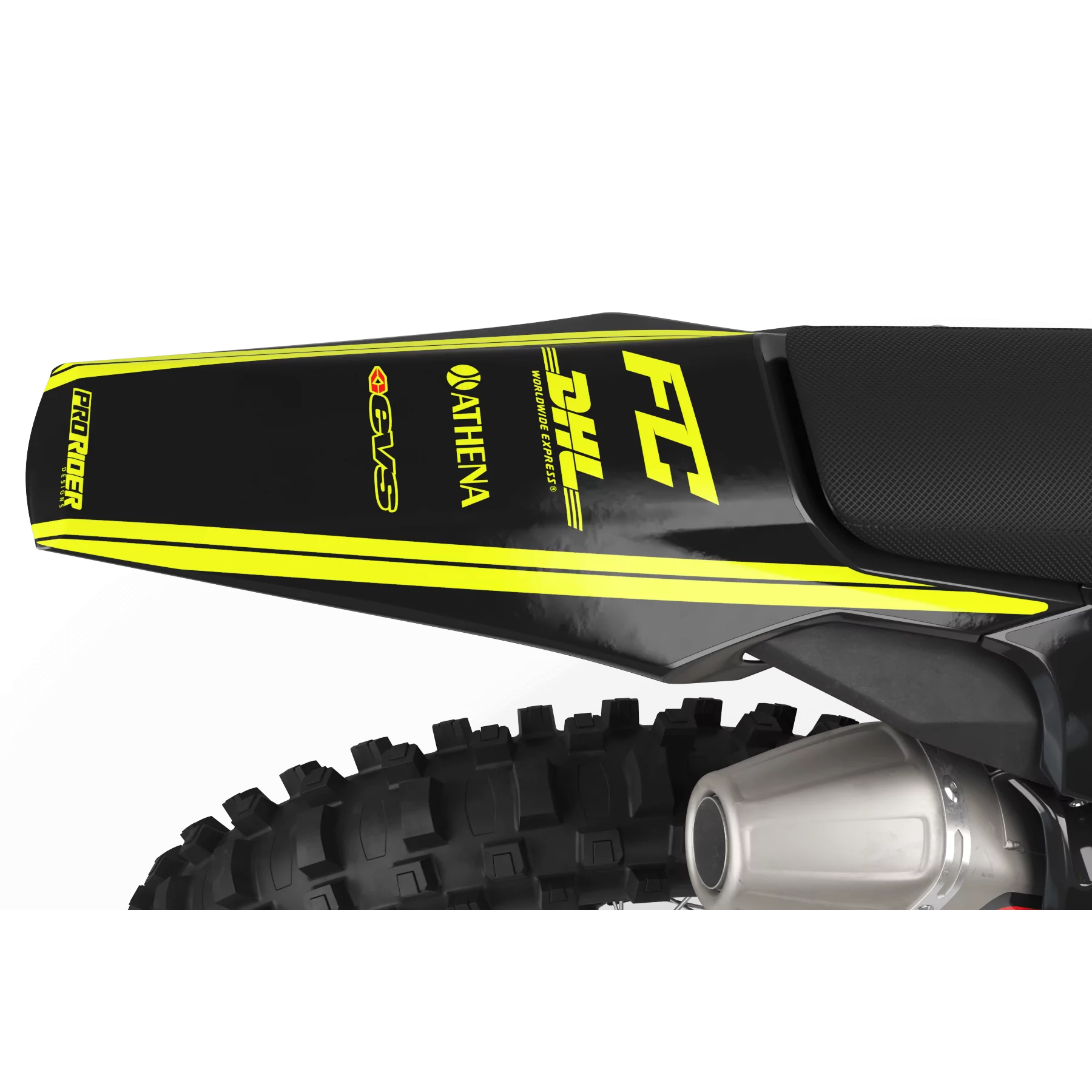 Stickerset moto Stickerset Motocross FLUO PERSO PRORIDER HUSQVARNA