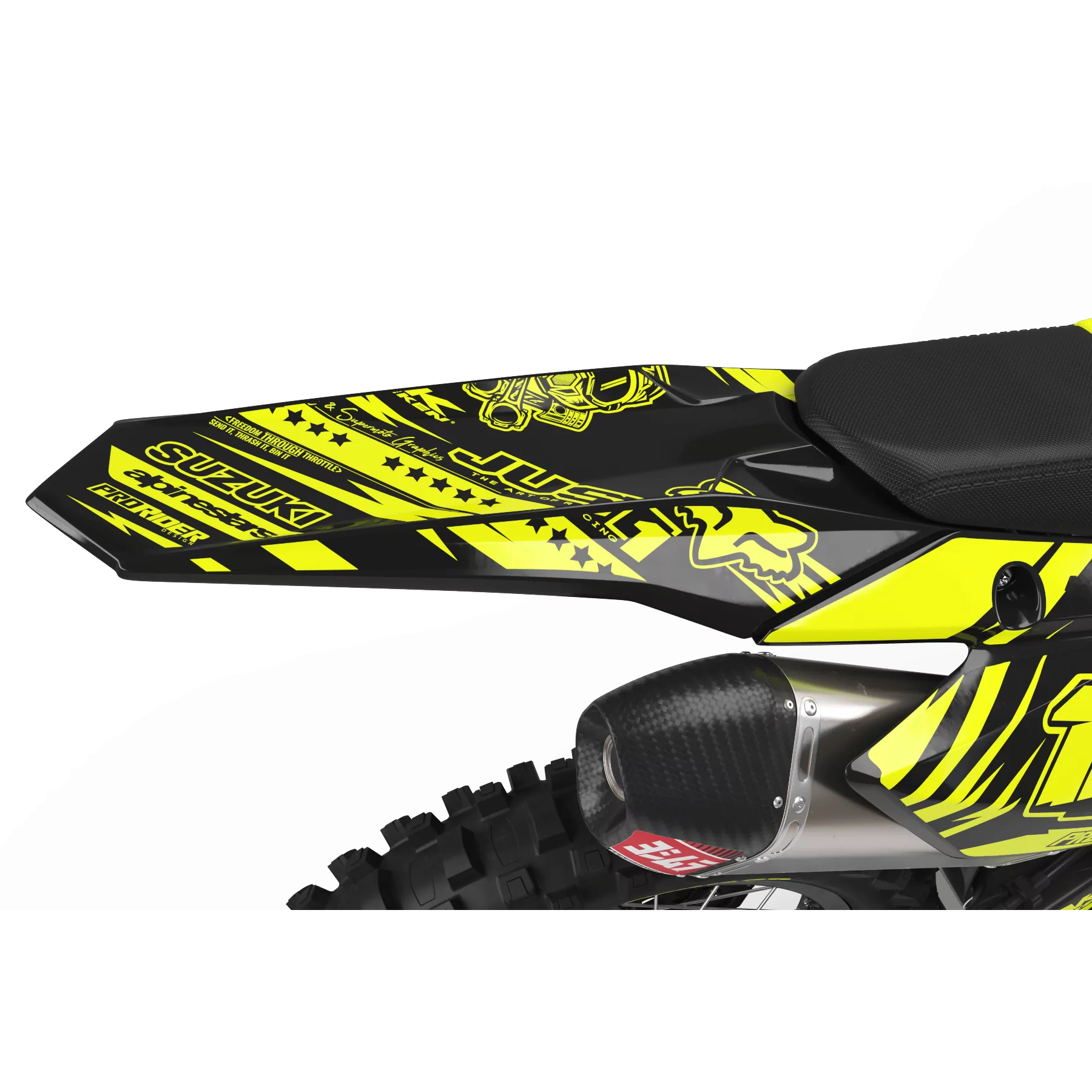 Motorrad Dekor Motocross Dekor FLUO PERSO SUZUKI JUST1
