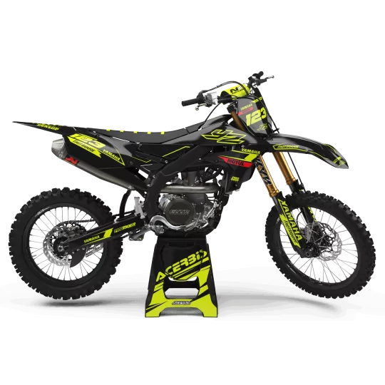Moto graphics graphics Motocross FLUO PERSO YAMAHA MOTUL