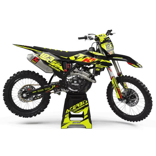 Moto stickerset Stickerset Motocross FLUO PERSO KTM MOTOREX